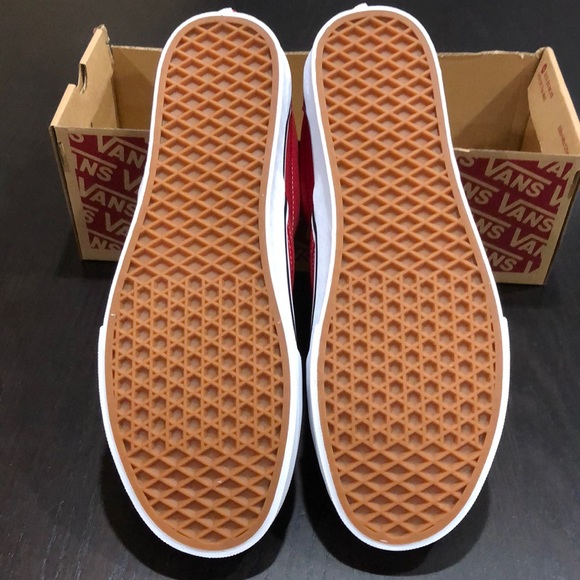 Vans Classic Slip-On Checker Flame Racing Red - Picture 3 of 4